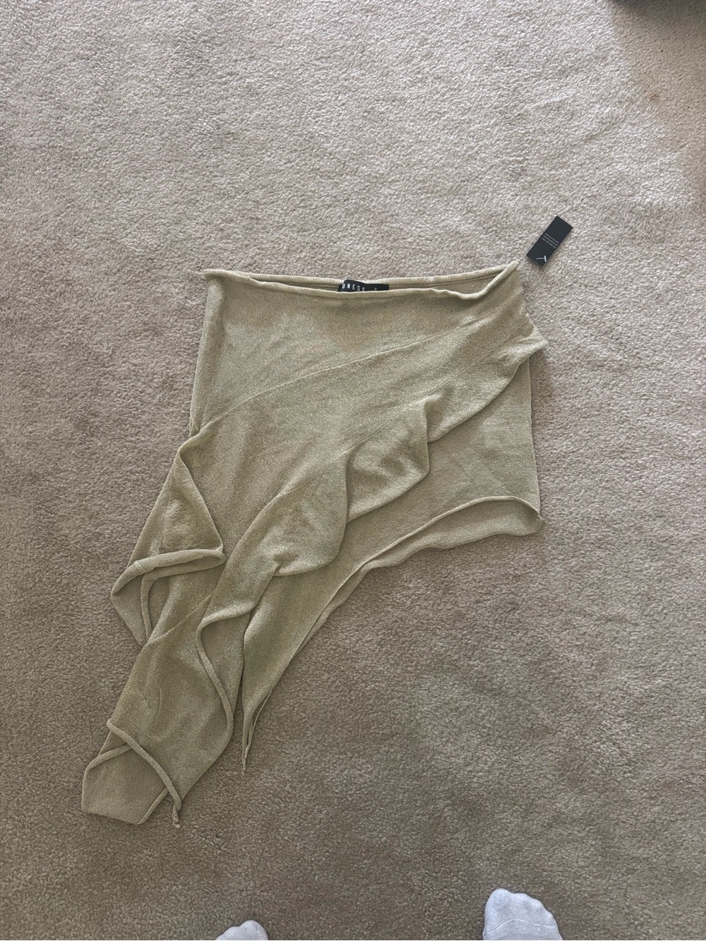 Palisades mini skirt in oyster - Picture 3 of 4